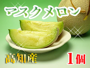 高知産！最高級マスクメロン！坂本龍馬の愛したマスクメロン